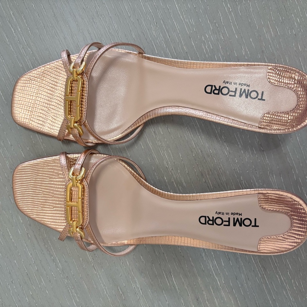 Tom Ford Women's Gold Sandals
